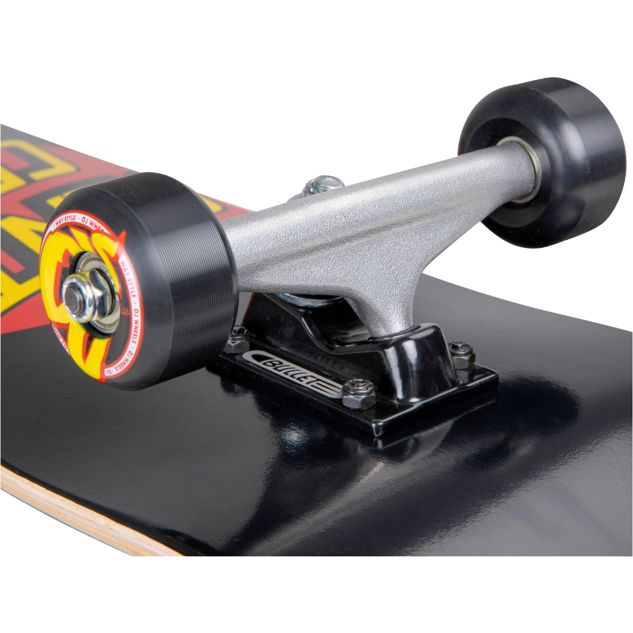 2026 Santa Cruz Classic Dot Full Complete Skateboard SCR-COM-0278 - Black